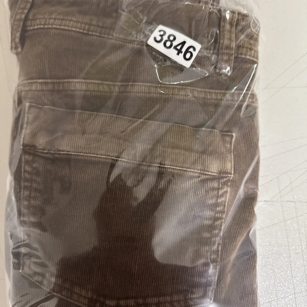 johnnie-O Corduroy Pants Mens‎ 33x34 (33x31) Grunge Raw Hem Straight Minimalist
